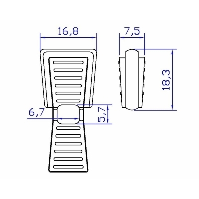 PLASTIC CORD END 4703