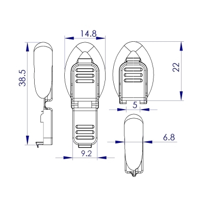 PLASTIC CORD END 4706