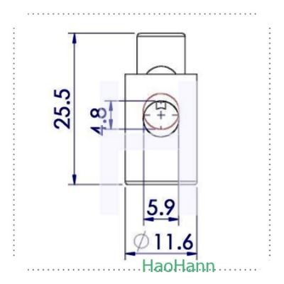 Plastic Cord Lock 2704B