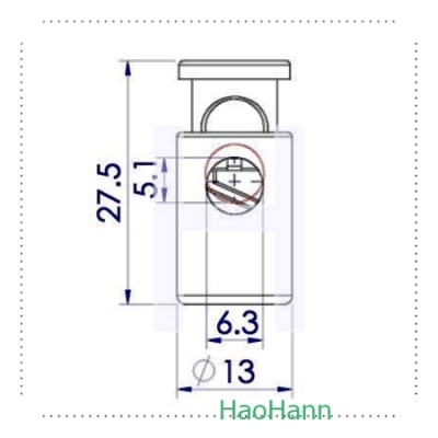 Plastic Cord Lock 2705A