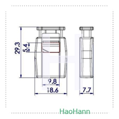 PLASTIC CORD LOCK 2707