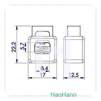 PLASTIC CORD LOCK 2708