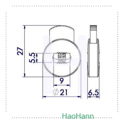 PLASTIC CORD LOCK 2714