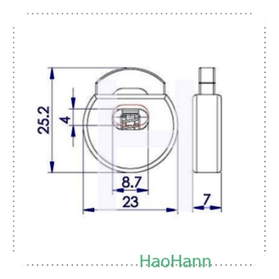 Plastic Cord Lock 2715