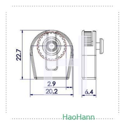 Plastic Cord Lock 2725