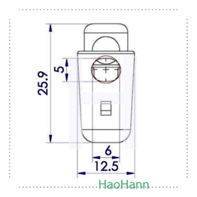 Plastic Cord Lock 2726A