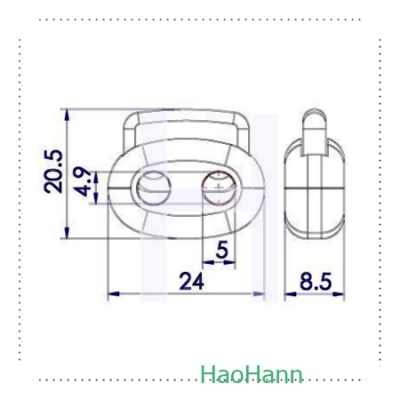 Plastic Cord Lock 2733