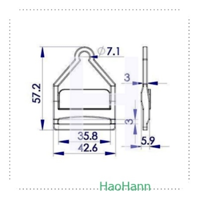 Plastic Snap Hook 2852A