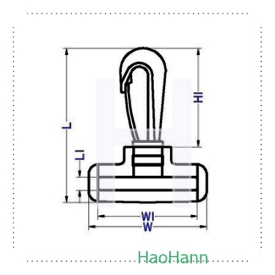 Plastic Snap Hook 3606