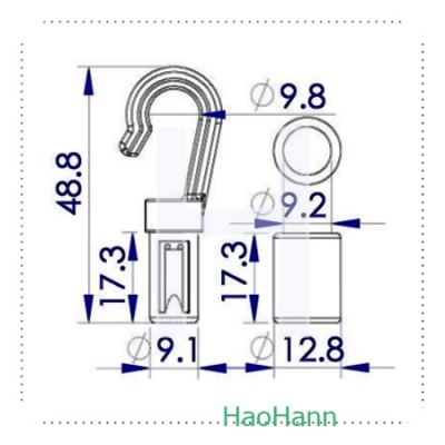 Plastic Snap Hook 3701