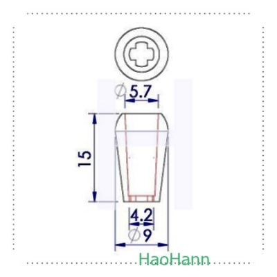 PLASTIC TOGGLE 5230