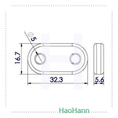 PLASTIC TOGGLE 5405