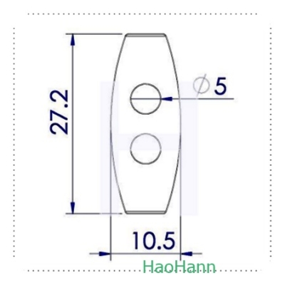 PLASTIC TOGGLE 5771B