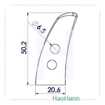 PLASTIC TOGGLE 5276-50mm